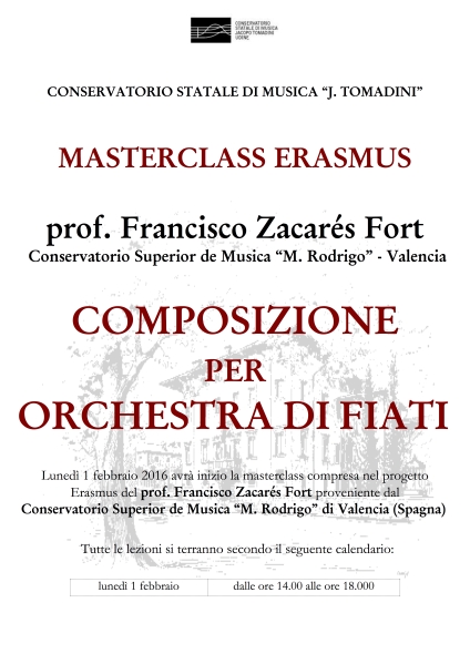 2016 ZACARES FORT- locandina master erasmus pianoforte